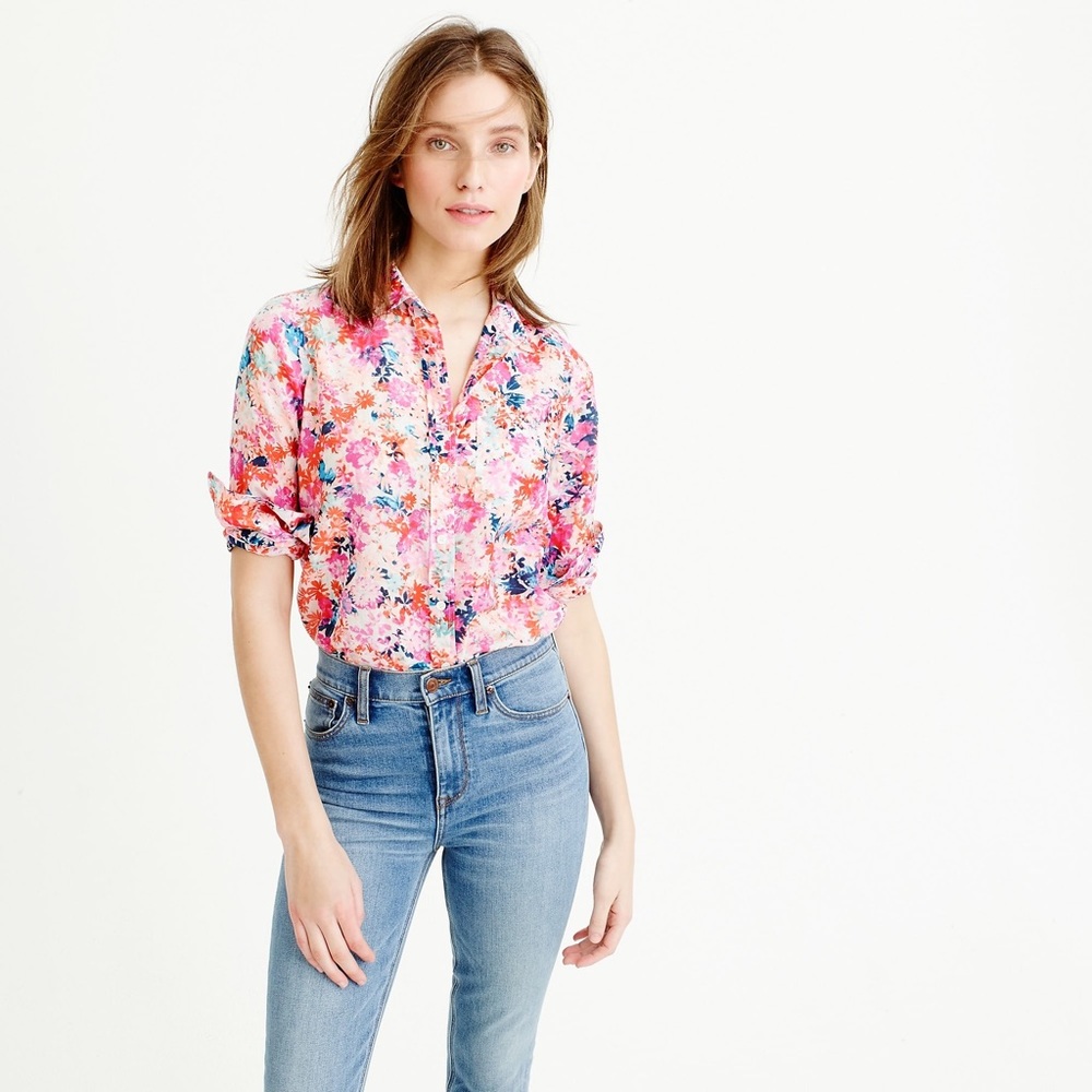Marigold Brushstroke Button Down